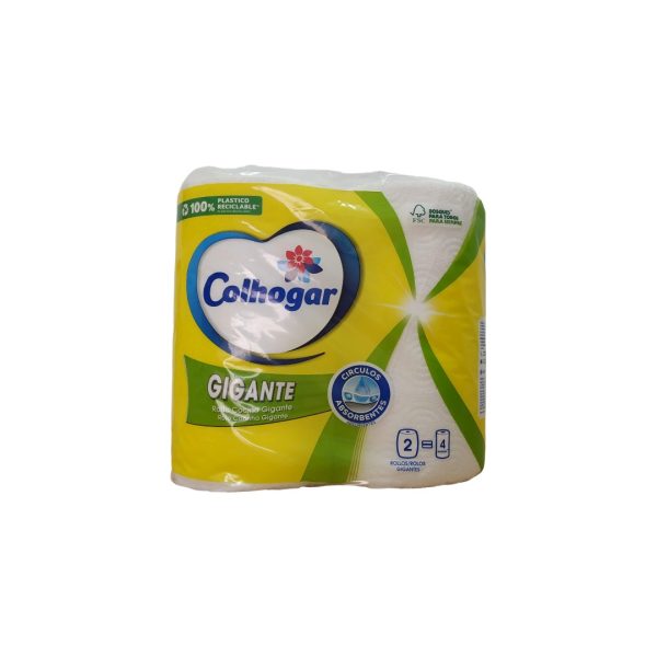 Colhogar Rollos de Cocina Gigante Limon pack 2uds.