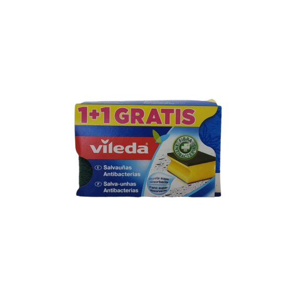 Vileda Salvauñas Antibacterias 1 + 1 Gratis