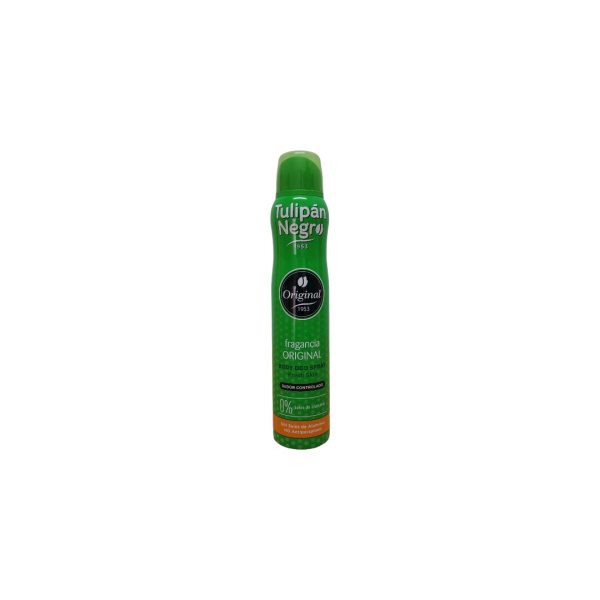 Tulipan Negro Desodorante Spray Fragancia Original 200ml.