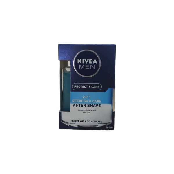 Nivea 2 en 1 after shave 100ml. Refresh & care