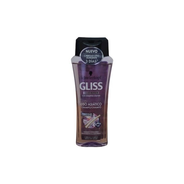 Gliss Champú Liso Asiático 250ml.