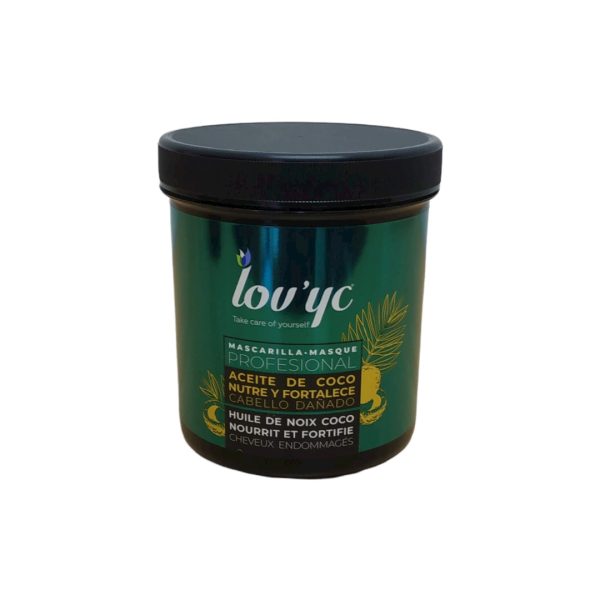 Lovyc Mascarilla 700ml Aceite de Coco Cabello Dañado