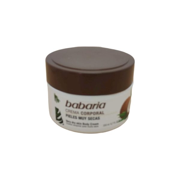 Babaria Crema corporal 200ml Tarro coco