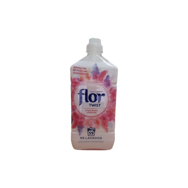 Flor Twist Frutos Rojos y Exoticos Suavizante 59 Lavados