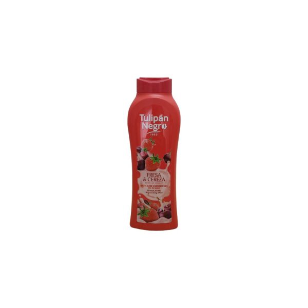 Tulipan Negro Gel de baño Fresa & Cereza 650ml