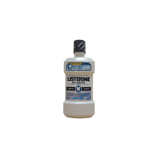 Listerine Enjuague bucal Advanced White 500ml.