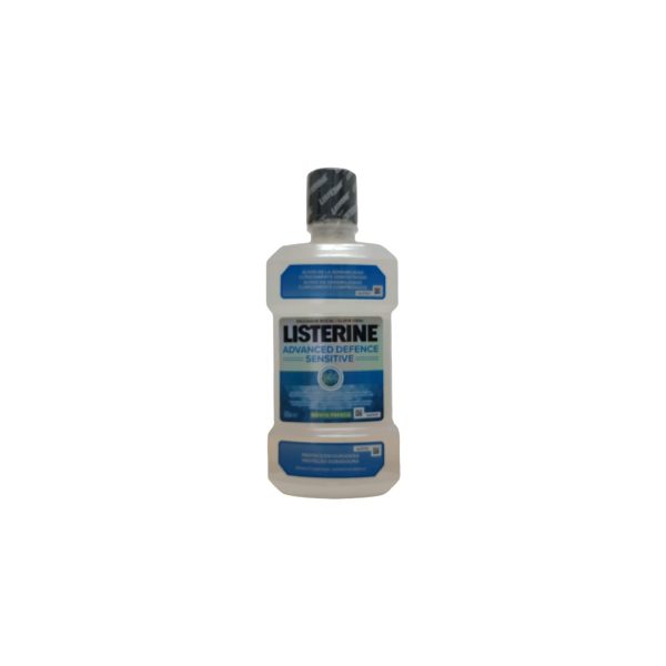 Listerine Enjuague bucal Advanced Defence Sensitive 500ml.