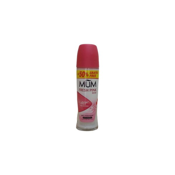 Mum Desodorante Roll on Fresh Pink Rose 75ml.