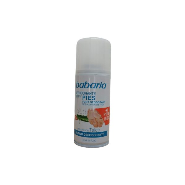 Babaria Desodorante Spray Pies 150ml. - Imagen 2