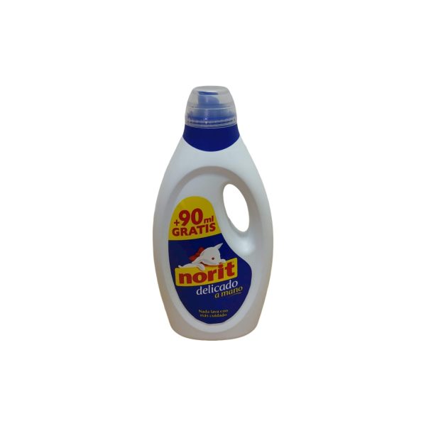 Norit Delicado a mano Detergente liquido blanca.