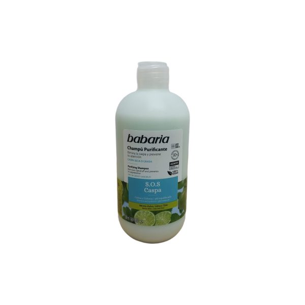 Babaria Champu Purificante Caspa seca o Grasa 500ml.