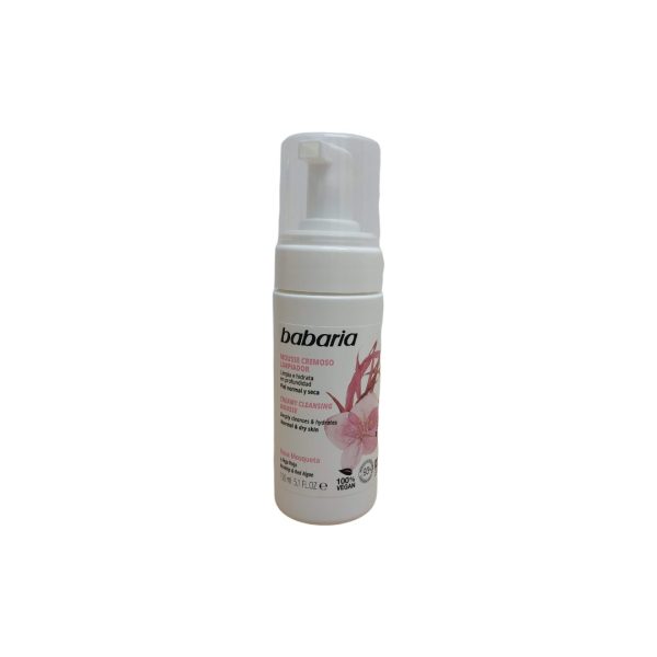 Babaria Mousse Cremoso limpiador 150ml.