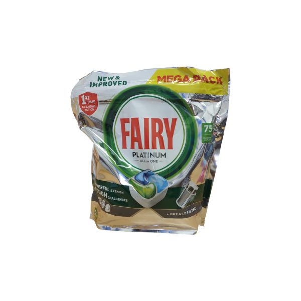 Fairy Capsulas Lavavajillas Platinum 75 uds.