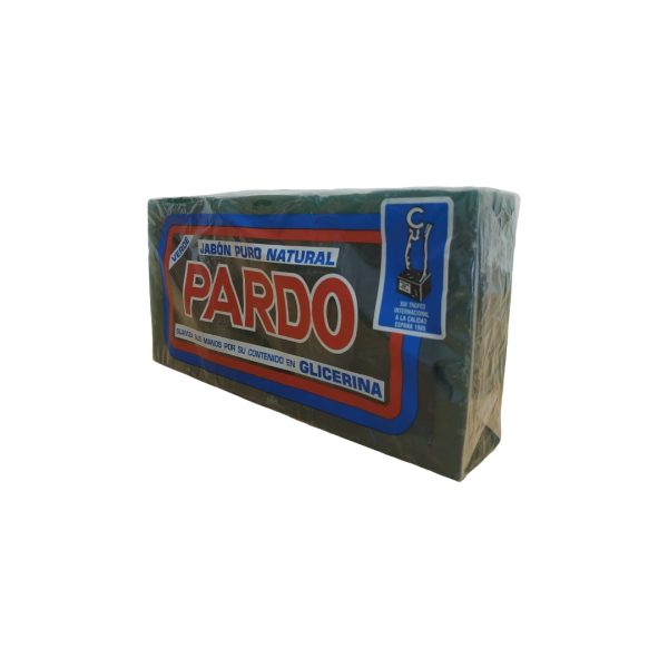 Pardo jabón puro natural con contenido glicerina 3x250 grs.