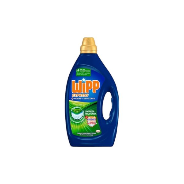 Wipp Express Higiene & Antiolores Verde 74 dosis.