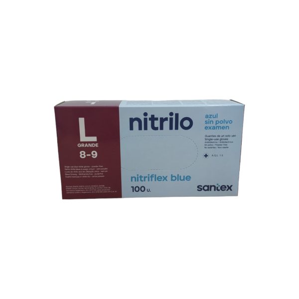 Nvimedic Guantes Nitrilo Azul Talla L