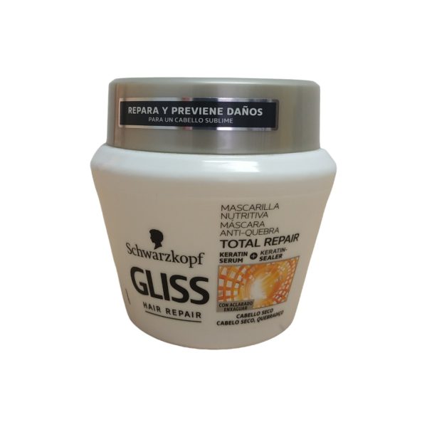 Gliss Mascarilla del pelo Total Repair 300ml.