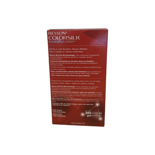 Revlon Colorsilk Tinte del Pelo 80 Rubio Claro Cenizo. - Imagen 3