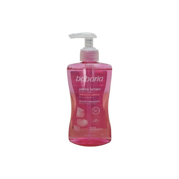 Babaria Jabon Intimo Rosa Mosqueta con acido lactico 300ml.