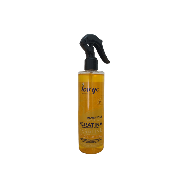 Lovyc Keratina Profesional con aceite de ricino 300ml