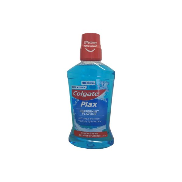 Colgate Enjuague Bucal Plax sabor menta (peppermint) 500ml