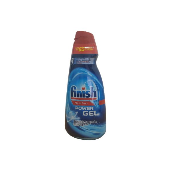 Finish Gel para maquina Power Brillo y protección 50 lavados (1 Litro)