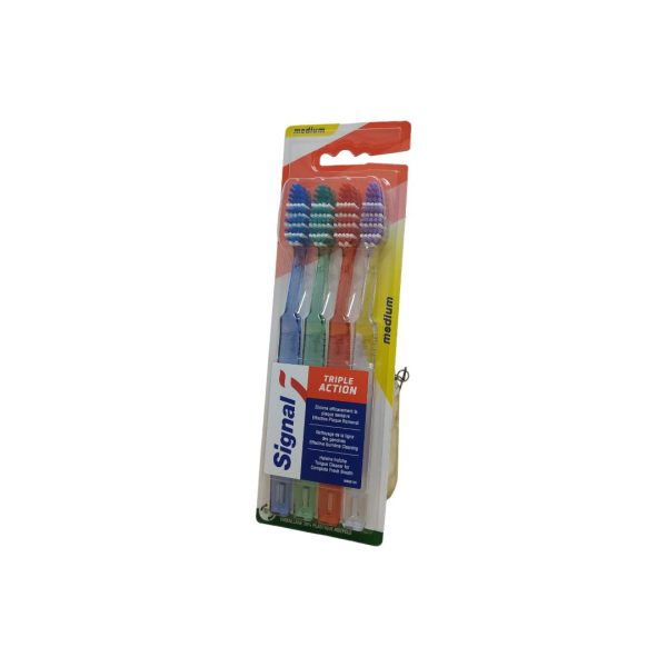 Signal Cepillo de dientes medio pack 4 uds