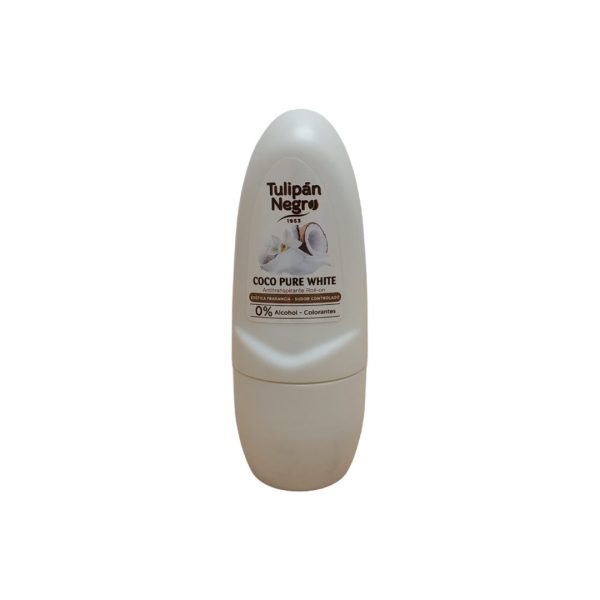 Tulipan Negro Desodorante Roll On coco pure white 50ml