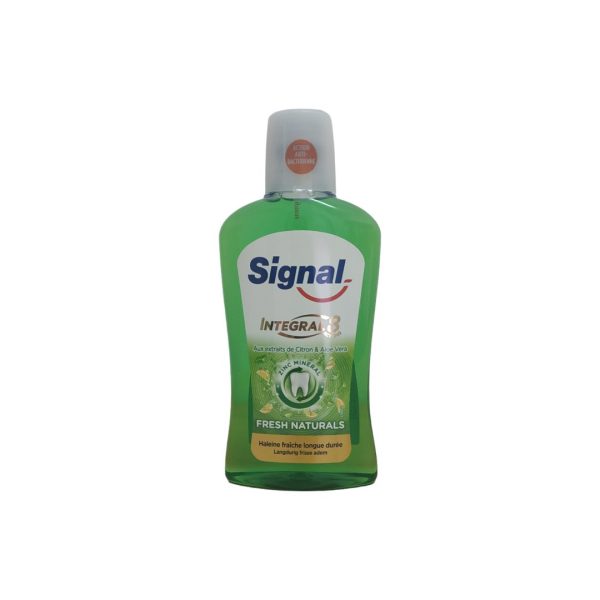 Sginal Enjuague bucal con extracto de limon y aloe 500ml