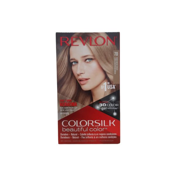 Revlon Colorsilk Tinte del Pelo 70 Rubio mediano cenizo.