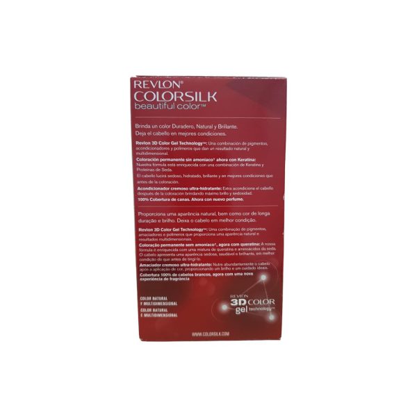 Revlon Colorsilk Tinte del Pelo 70 Rubio mediano cenizo. - Imagen 2