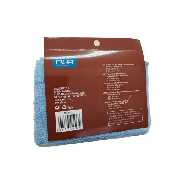 PLA Funda limpiadora de microfibra para escoba 36x16cm - Imagen 2