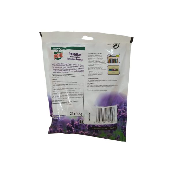 Polil Pastillas Perfumadas lavanda fresca 24 pastillas - Imagen 2