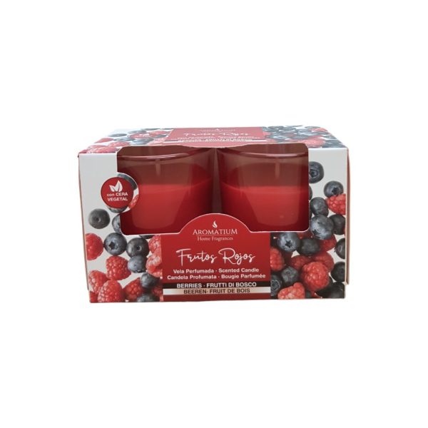 Aromatium Velas perfumadas Frutos rojos ( 2x57 grs.)