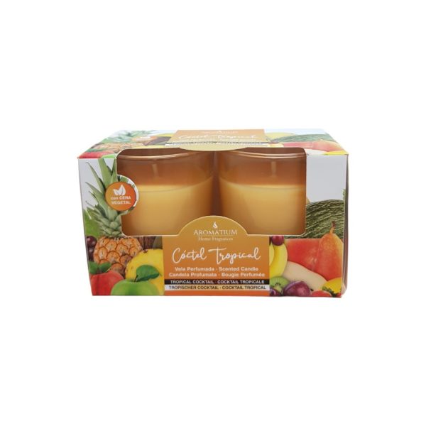 Aromatium Velas perfumadas Cóctel Tropical ( 2x57 grs)