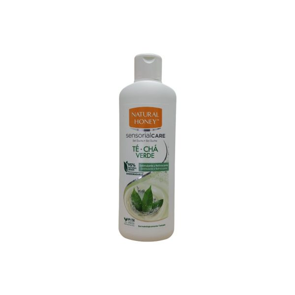 Natural honey Gel de baño Te cha verde 600ml