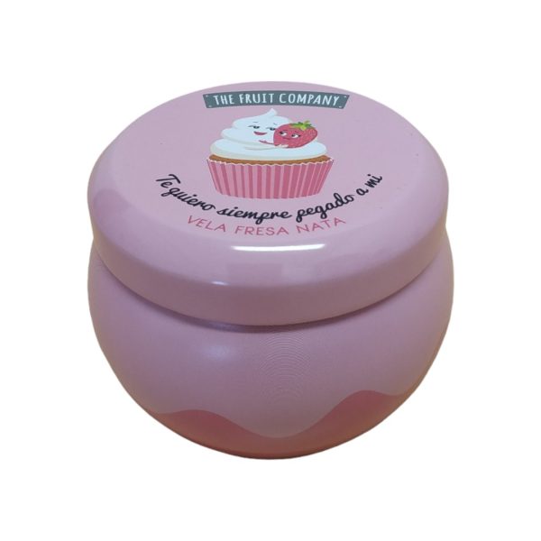 The fruit company velas perfumas fresa y nata 175 grs.