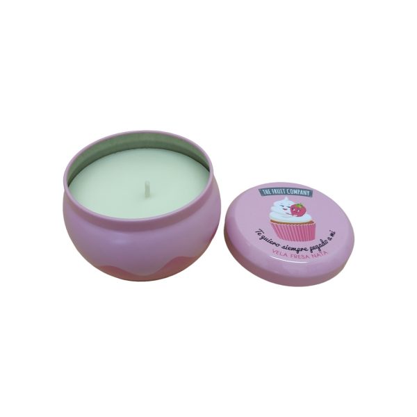 The fruit company velas perfumas fresa y nata 175 grs. - Imagen 2