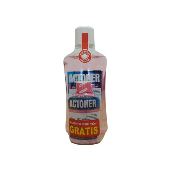 Actoner  enjuague bucal zero 500ml