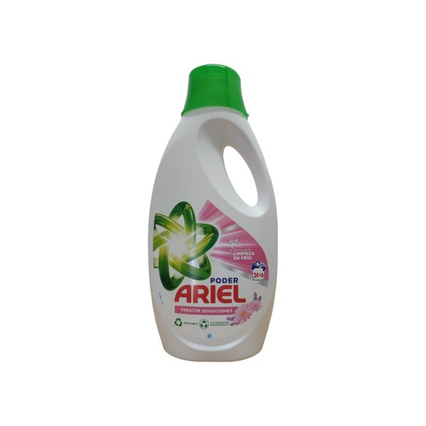 Ariel detergente liquido frescor sensaciones 30 lava