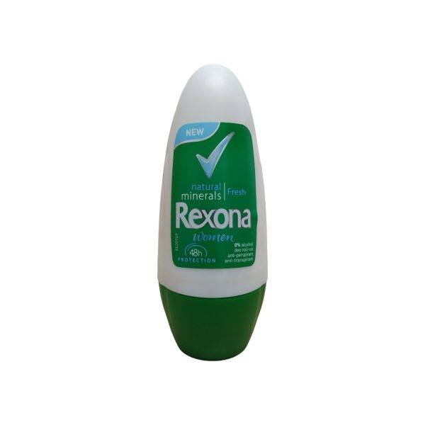 Rexona desodorante roll on  women natural minerals fresh 50ml