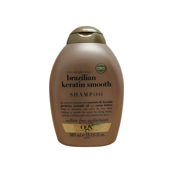 OGX champú keratina cabello rizado 385ml