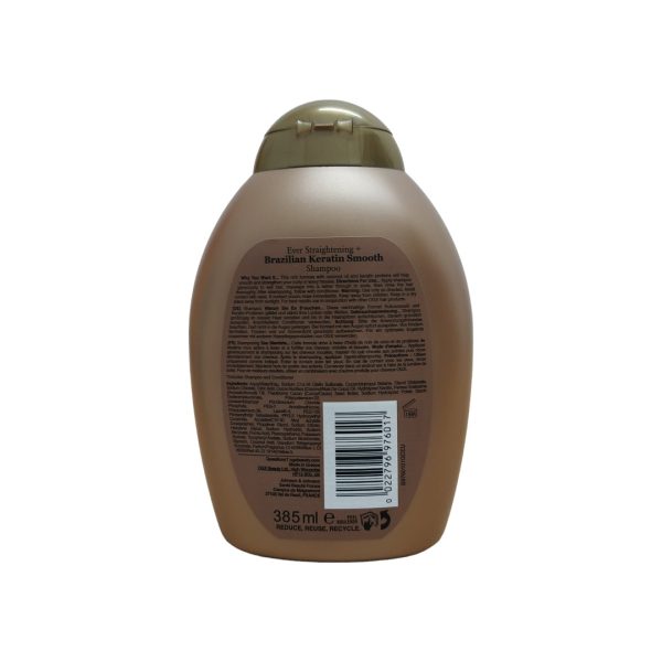 OGX champú keratina cabello rizado 385ml - Imagen 2