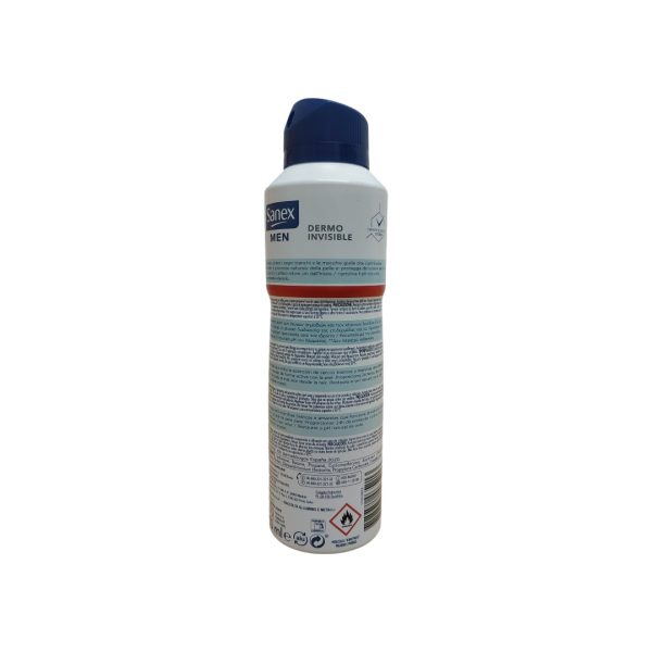 Sanex desodorante spray men  dermo invisible 200ml - Imagen 2