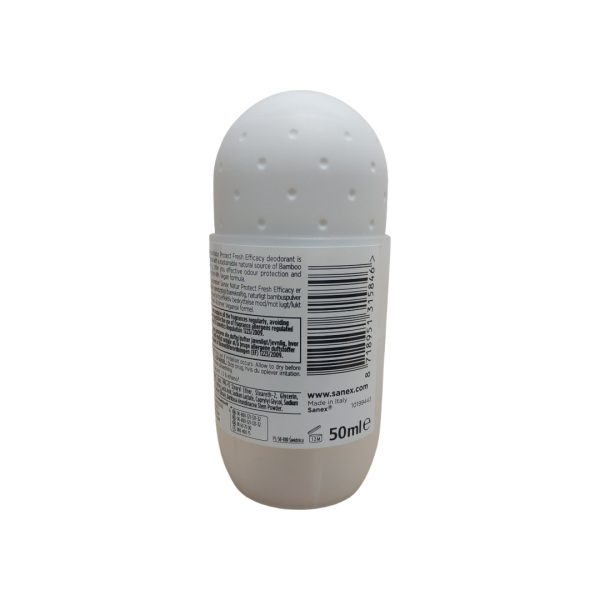 Sanex desodorante roll on natur protect fresh efficacy 50ml - Imagen 2