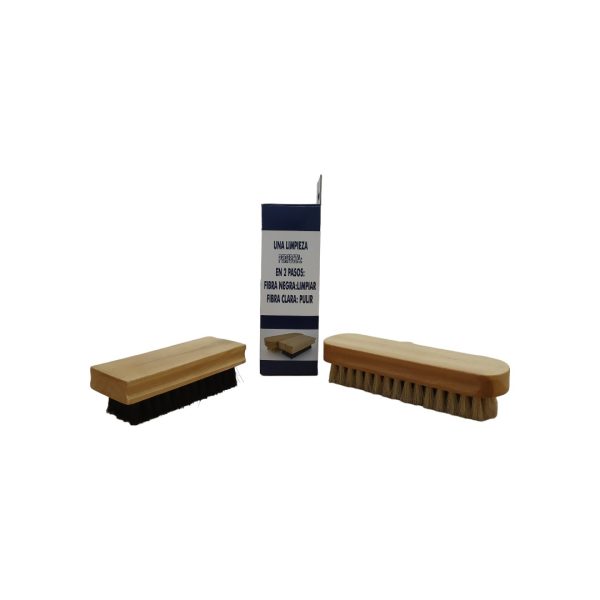 Set de 2 cepillos limpiazapatos NLSG pack 2 uds.