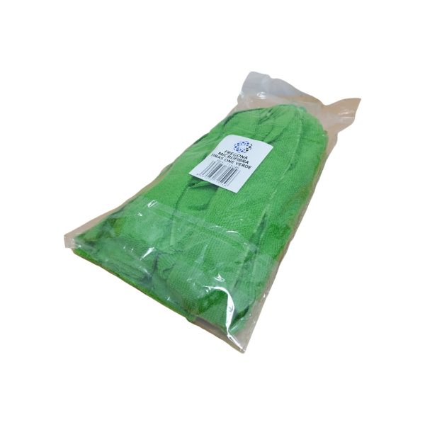 Fregona microfibra tiras one verde