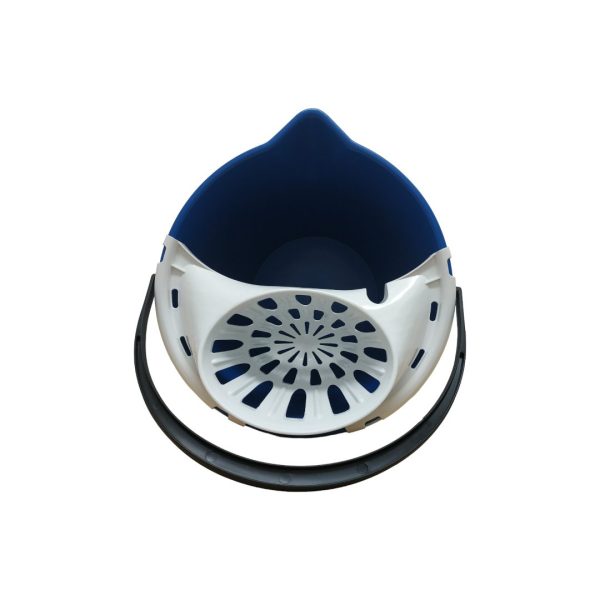 Cubo con escurridor azul compact 13 Litros - Imagen 2