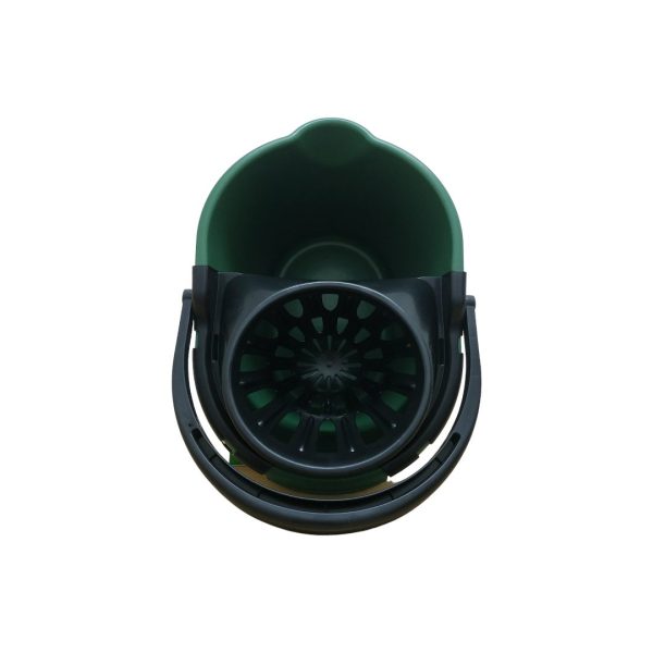 Cubo con escurridor verde one zoroastro 15 L - Imagen 2