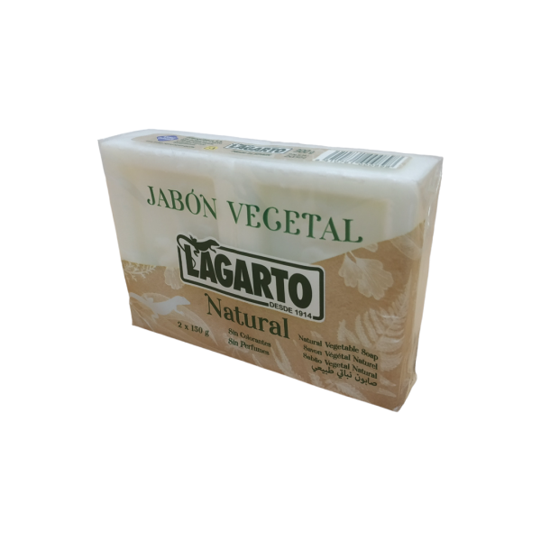 Lagarto jabón vegetal 2x150 grs.